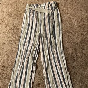 Express wide legged linen pants